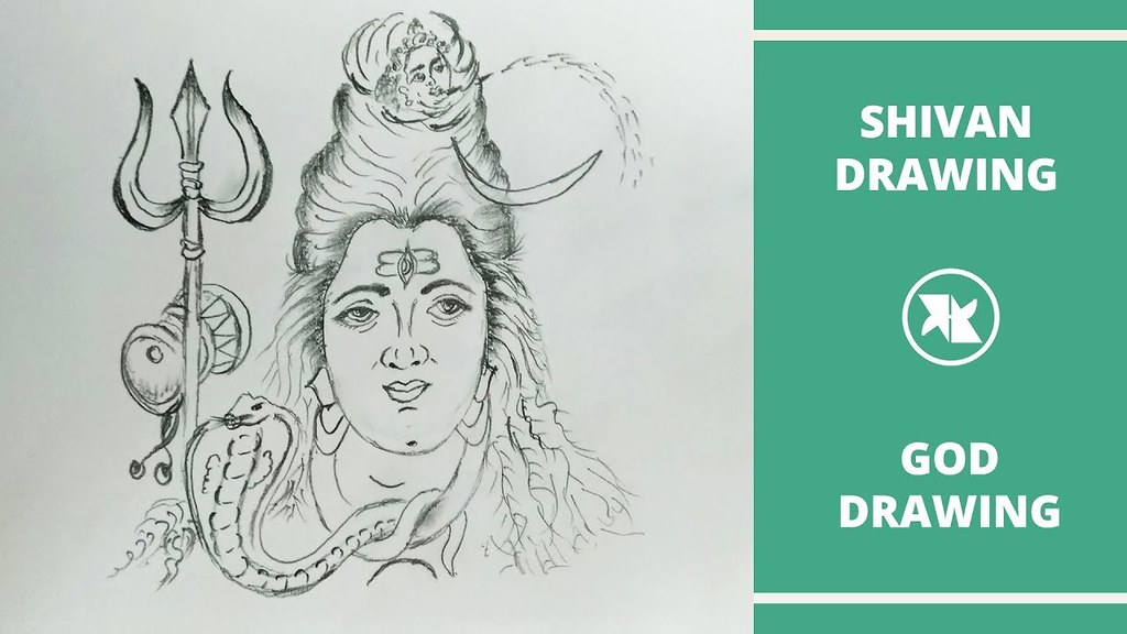 Lord Shiva Drawing Images | Shiva Colour Pencil Easy Drawing