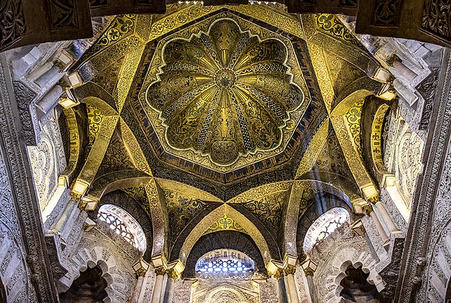 D3911-Cúpula de la maqsura ante el mihrab (Mezquita de Córdoba)