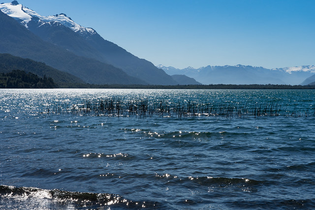 The beautiful lake Yelcho, Yelcho en la Patagonia, Northern Patagonia, Chile