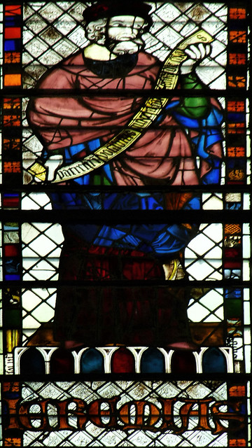 Sat, 08/16/2014 - 09:08 - 1325-39 stained glass depicting Jeremiah - St Ouen, Rouen France 16/08/2014