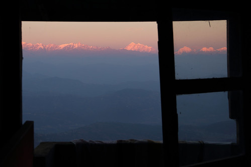 looking towards mountain view room himalayan himalaya himalayas nagarkot nepal