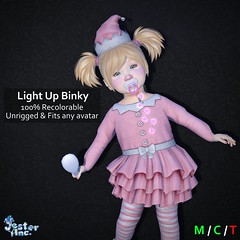 Presenting the new Light Up Binky from Jester Inc.