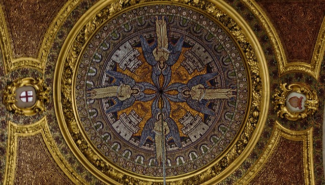 Interior architecture of St Paul's Cathedral / Architecture de l'intérieur de la cathédrale Saint-Paul (7)