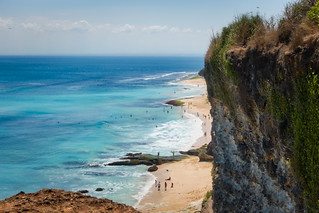 Dreamland Beach spot for road trip in Bali