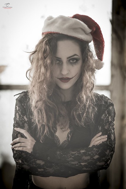 Buon Natale - Merry Christmas... Lady Joker: Marta #nikon #merrychristmas #joker #lady #art #ladyjoker #natale #trucco #shooting #portrait #ritratto