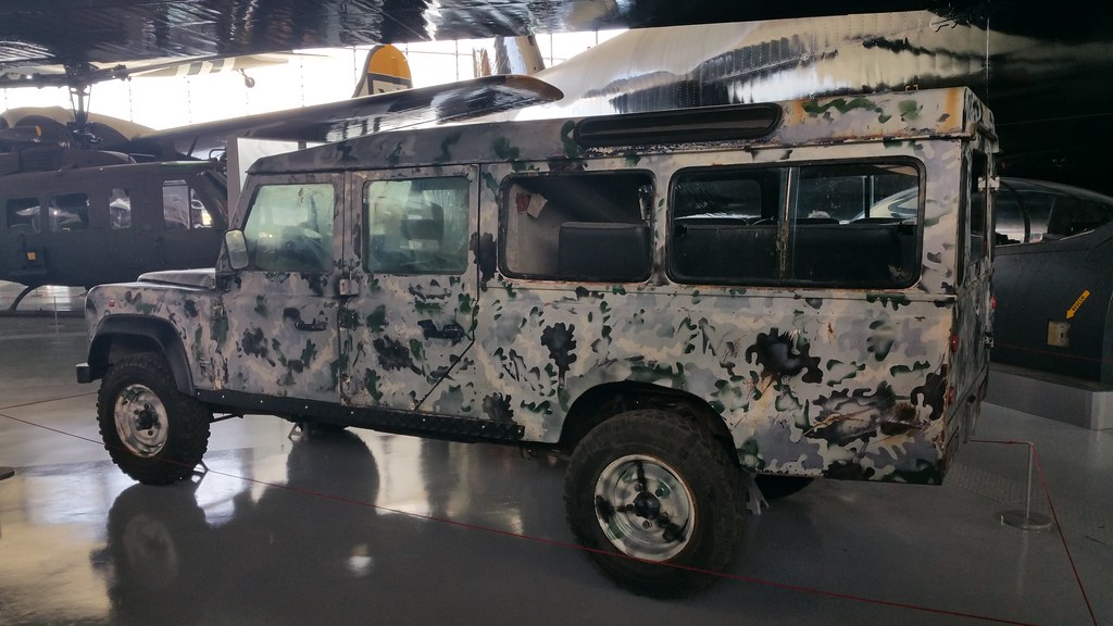 Foley's Armoured Land Rover Defender 130, IWM Duxford. | Flickr