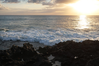 Ko'olina marina shoreline sunset