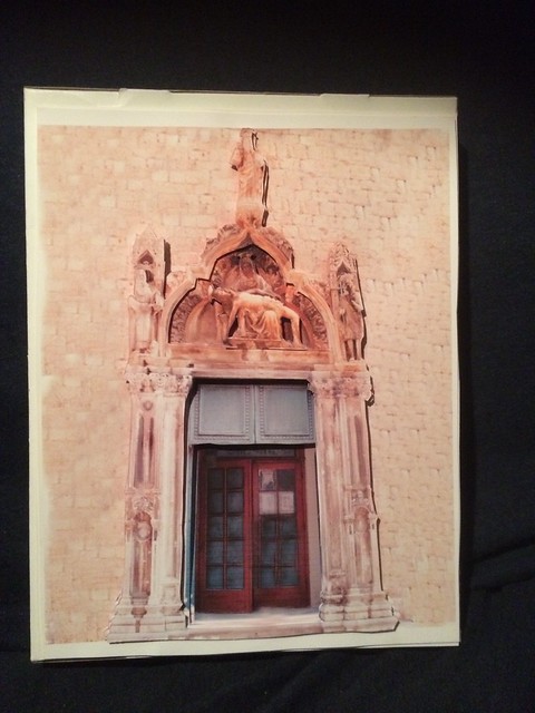 A doorway in Dubrovnik, Croatia