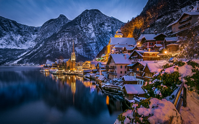 Winter village