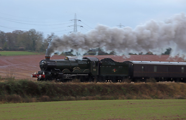 Steaming through Warwickshire