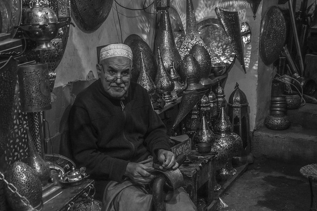 Man at work in Marrakech