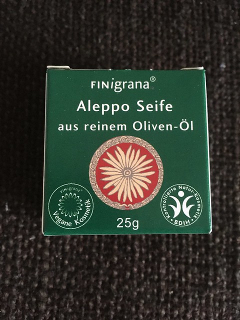 Aleppo Seife aus reinem Oliven-Öl Finigrana 25g Vegane Kosmetik