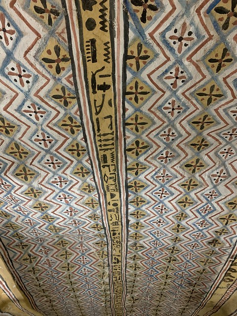 Tomb of Sennefer, Burial Chamber: Beautiful ceiling design