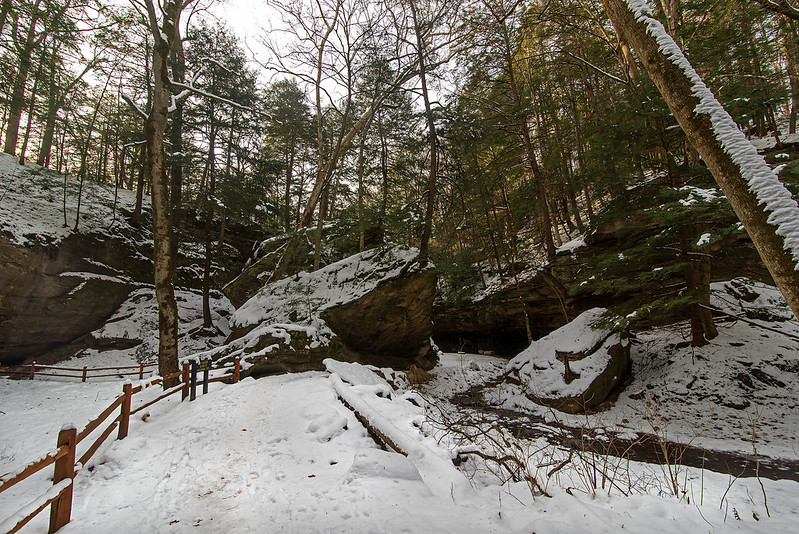 Wedge Rock in Winter
