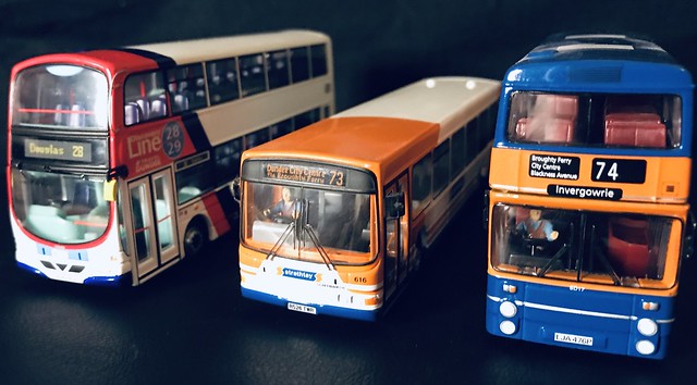 Dundee Model Buses; Strathtay, Travel Dundee, National Express Dundee