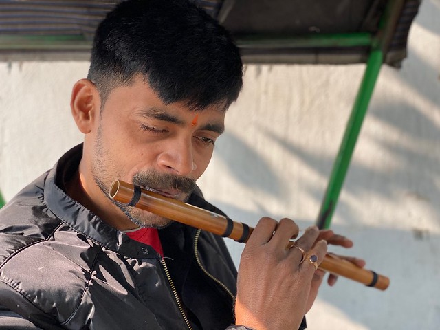 City Moment - The Pavement Flute Concert, Central Delhi