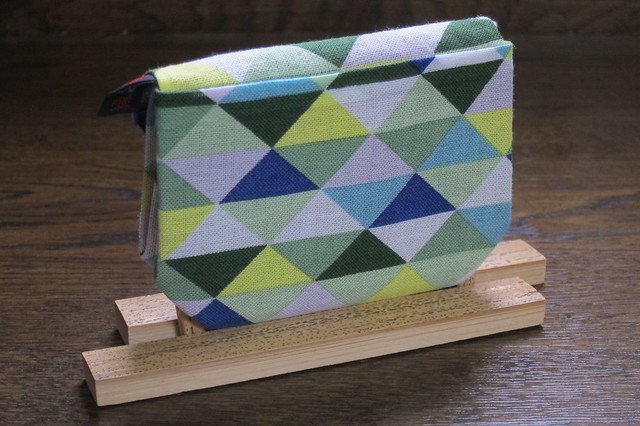 【enishi hand made cycle wallet 5色鱗 緑】