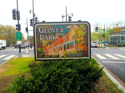 Glover Park neighborhood gateway sign, Washington, DC