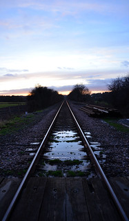 Uckfield Line Sunset