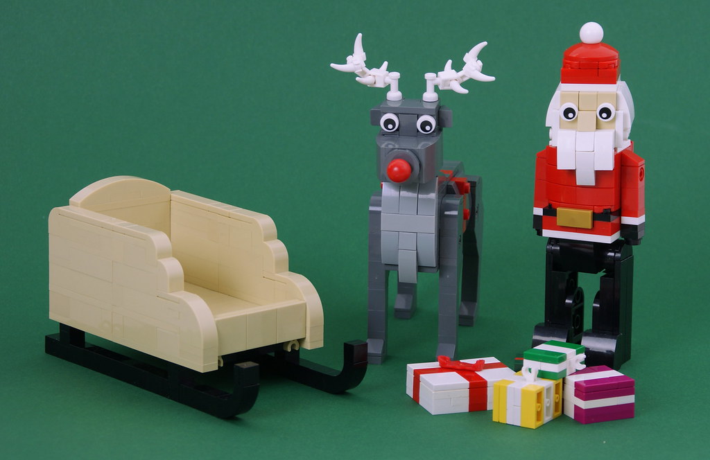 Advent Calendar - Rudolph, Santa and their Sleigh