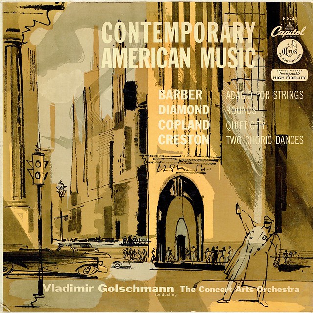 Contemporary American Music • Barber • Diamond • Copland • Creston - Golschmann Capitol 1