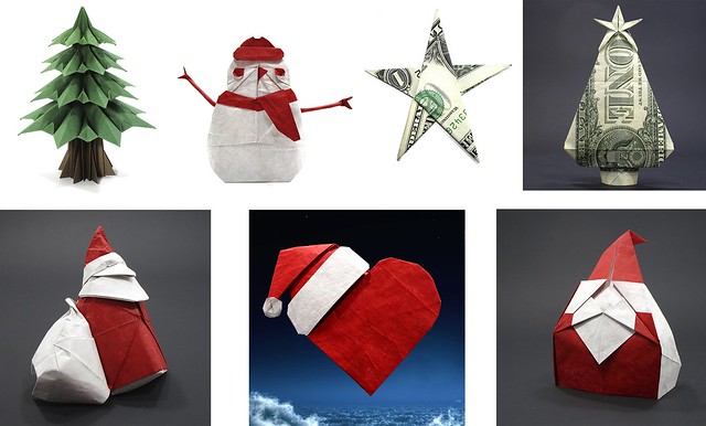 7 Easy Christmas Origami tutorials