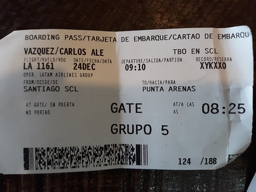 Plane Ticket From Santiago to Punta Arenas