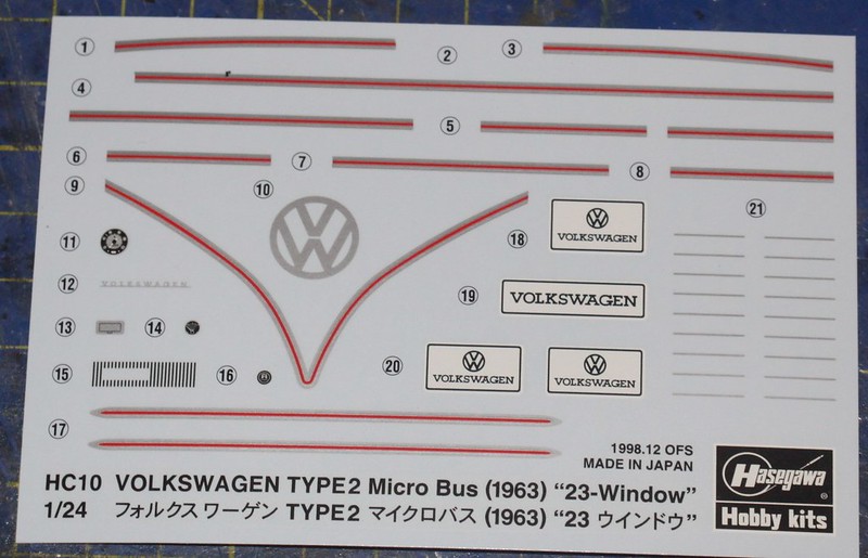 Volkswagen Type2 Micro-Bus 1963, "23-Window", Hasegawa 1/24 49275272497_7470ac80e4_c