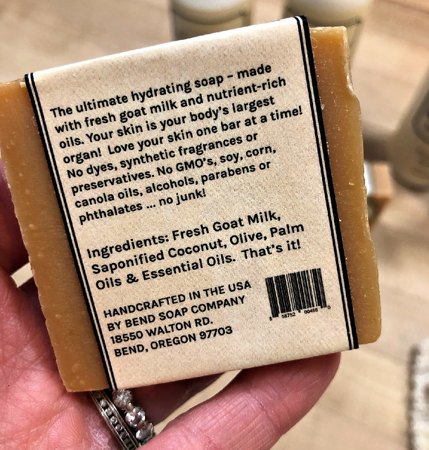 goats' milk soap