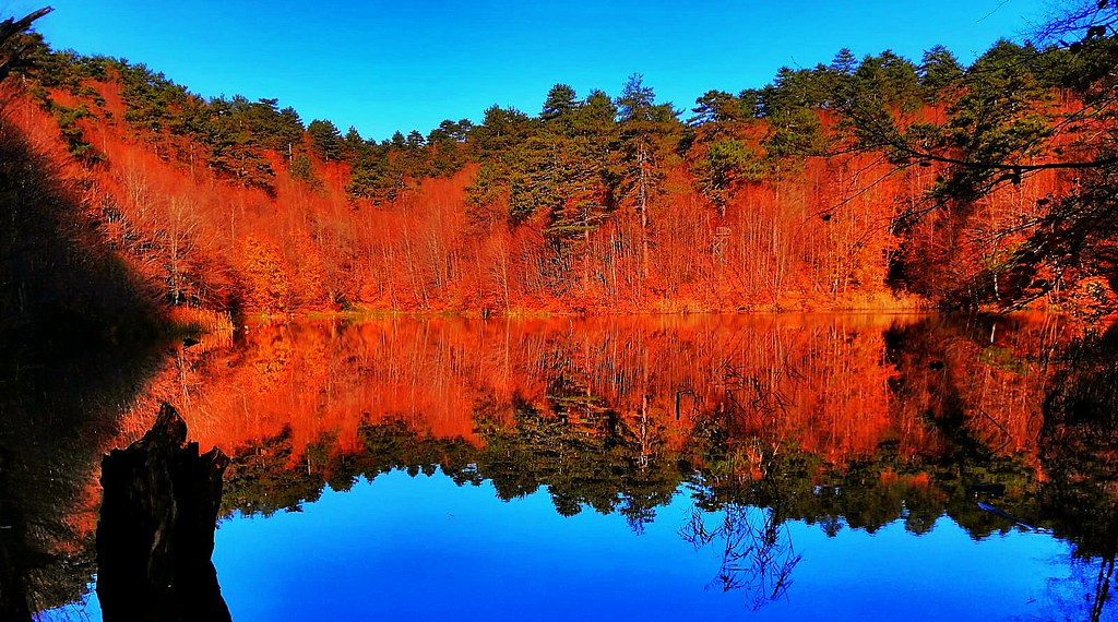 Erikli Dipsiz Lake reflections