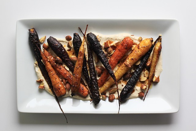 sweet and smoky roasted carrots