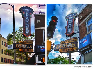 Rockford  Illinois  -Old Rustic Neon Sign -  Parthenios Luncheonette