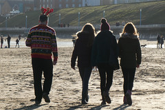 Christmas Day walk on the beach