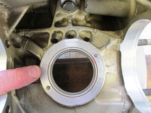 Clean The Rear Bearing Inside Thrust Washer Boss