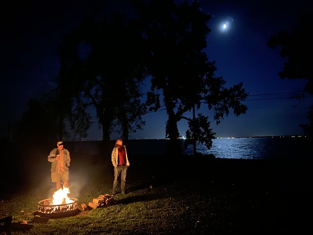 Summer night along Lake Erie on Kelleys Island
