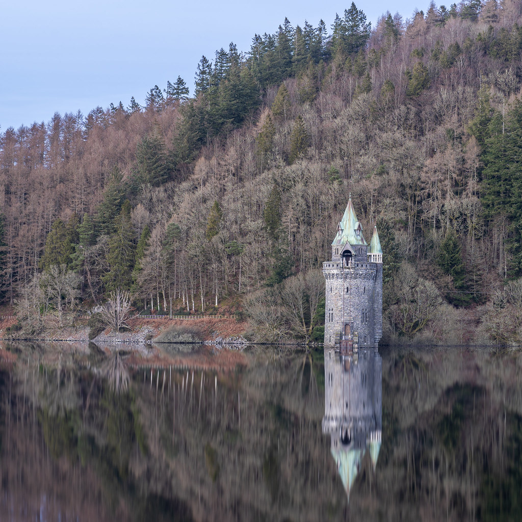 The Straining Tower on Lake Vyrnwy
