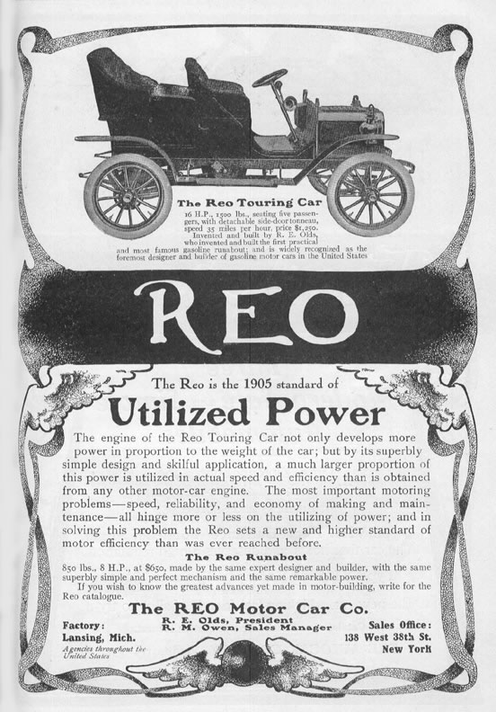 1905 Reo Touring Car
