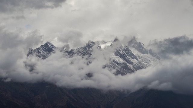 The perpetual theatrics of the mountains and clouds...