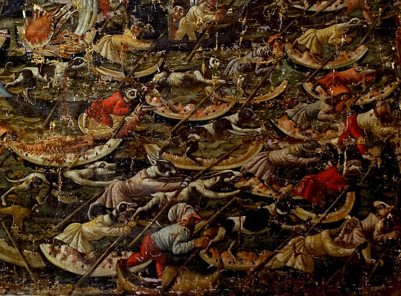 The Master of the Fertility of the Egg - Watermelon Regatta, detail, 17th Century