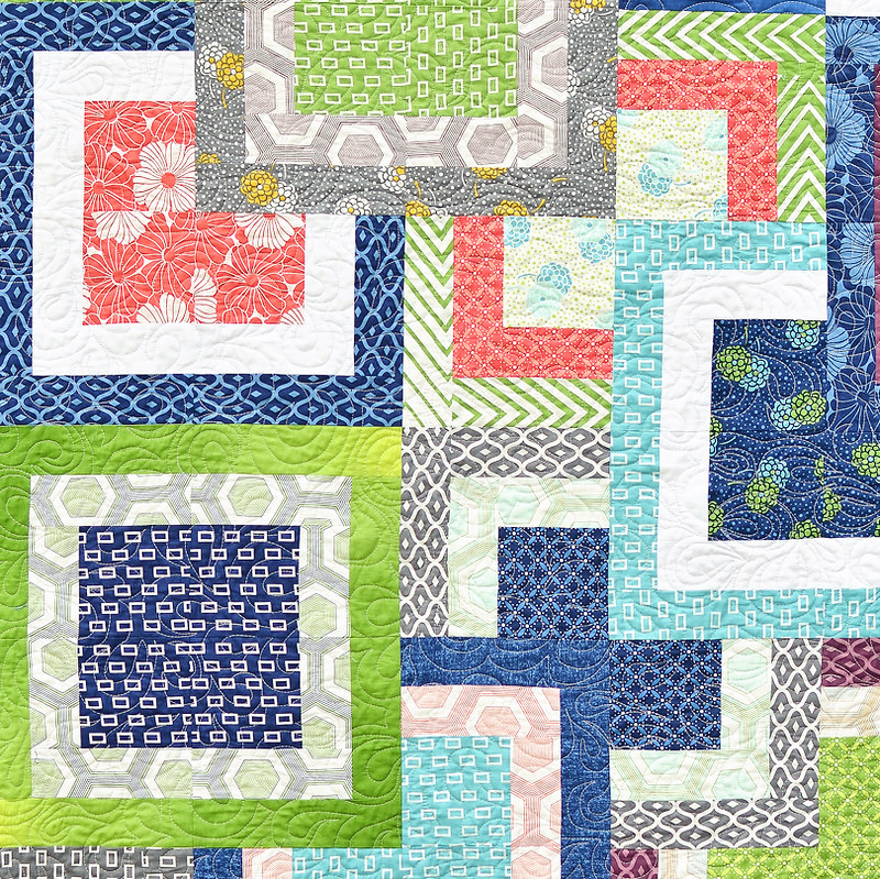 Stacked Squares Quilt Tutorial - Kitchen Table Quilting