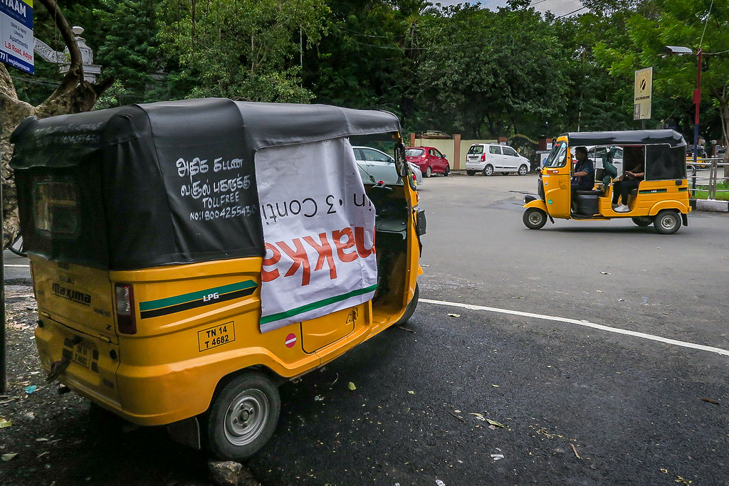 Tuk Tuks (Auto Rickshaw, Chennai