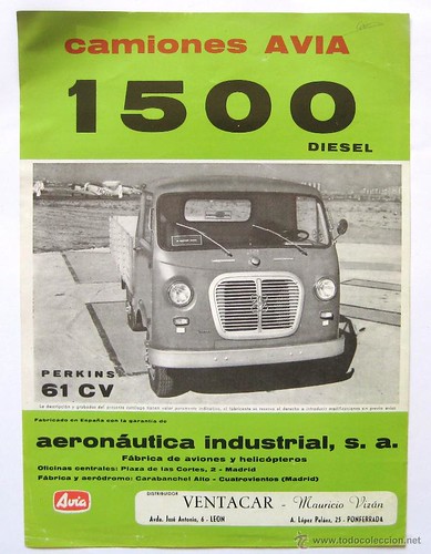 camió Avia 1500 dièsel 1964