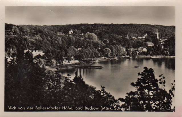 DDR AK - Bad Buckow 1956 Blick von der Bollersdorfer Höhe