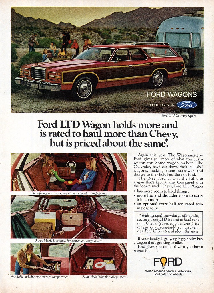 1972 Ford LTD Torino Squire Wagon Original Car Advertisement Print Ad J161 
