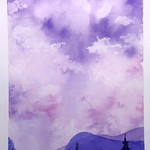 My Watercolour Journey - The Dreamy Sky