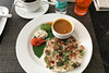 Bangalore - Leela Palace Hotel Citrus breakfast indian pancake