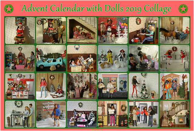 Advent Calendar 2019 with Dolls