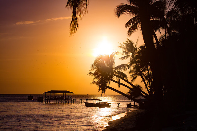 Mantanani Island As The Sun Sets, Borneo