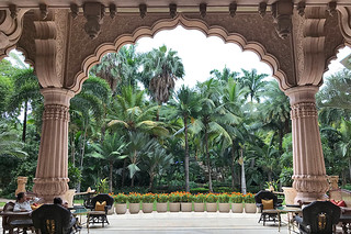 Bangalore - Leela Palace exterior lobby front