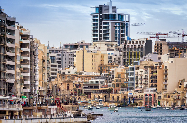Malta St. Julian´s Hafen - Harbour